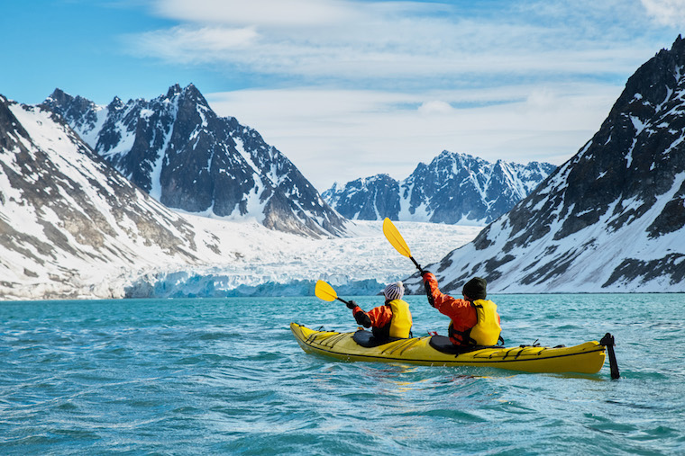 kayaking the Arctic’s icy waters
