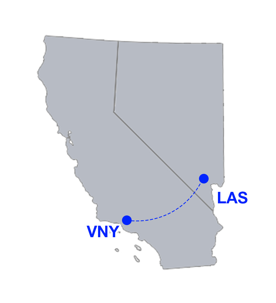 LA to Las Vegas Private Jet Flight Charter